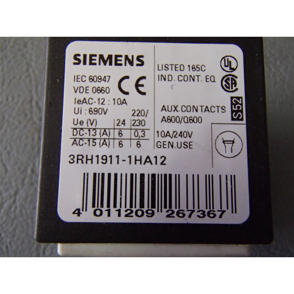 SIEMENS 3RH1911-1HA12