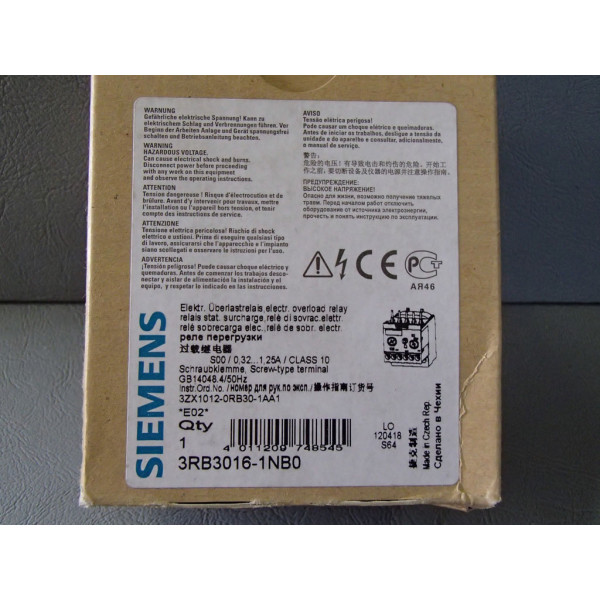 SIEMENS 3RB3016-1NB0