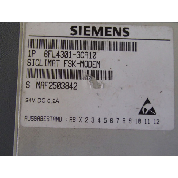 SIEMENS 6FL4301-3CA10