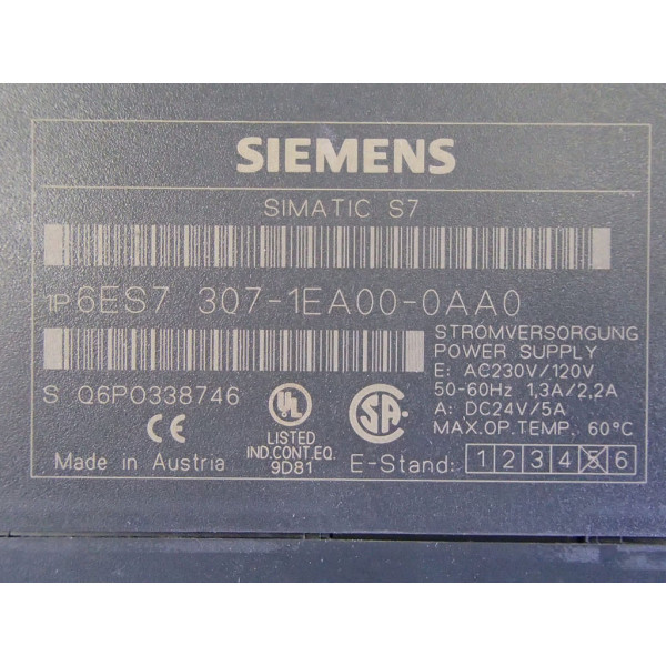 SIEMENS 6ES7307-1EA00-0AA0