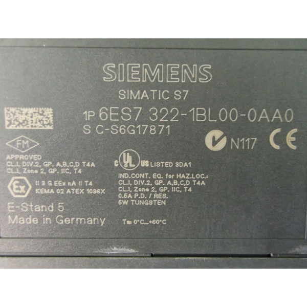 SIEMENS 6ES7322-1BL00-0AA0