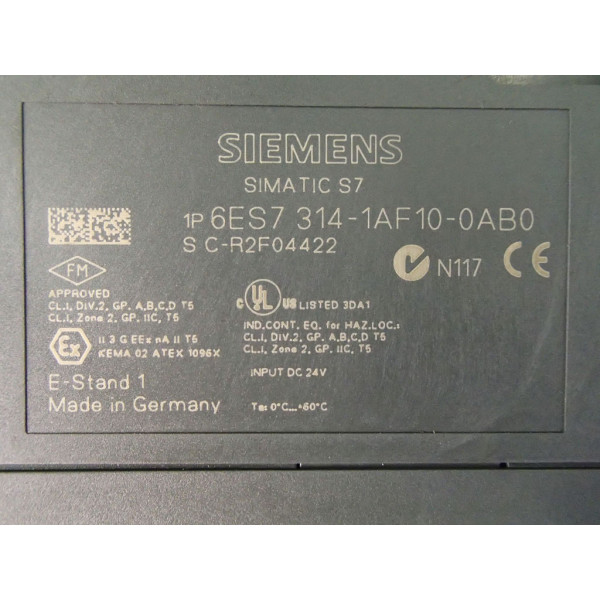 SIEMENS 6ES7314-1AF10-0AB0