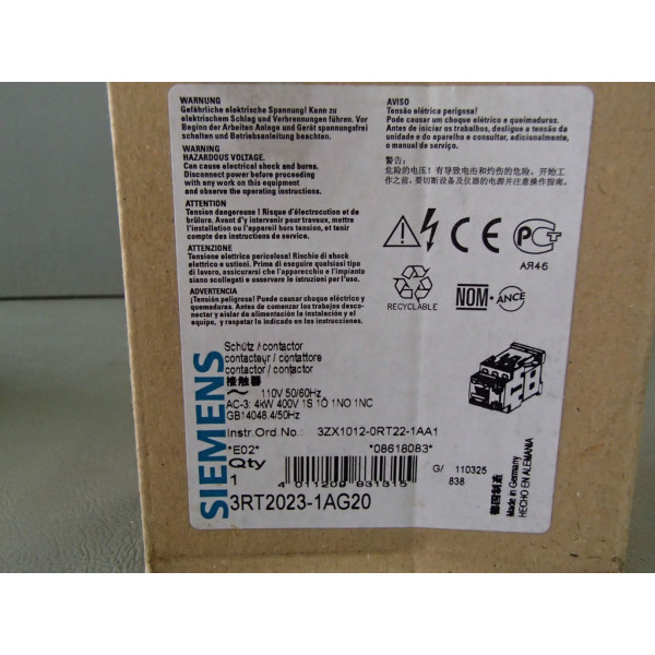 SIEMENS 3RT2023-1AG20