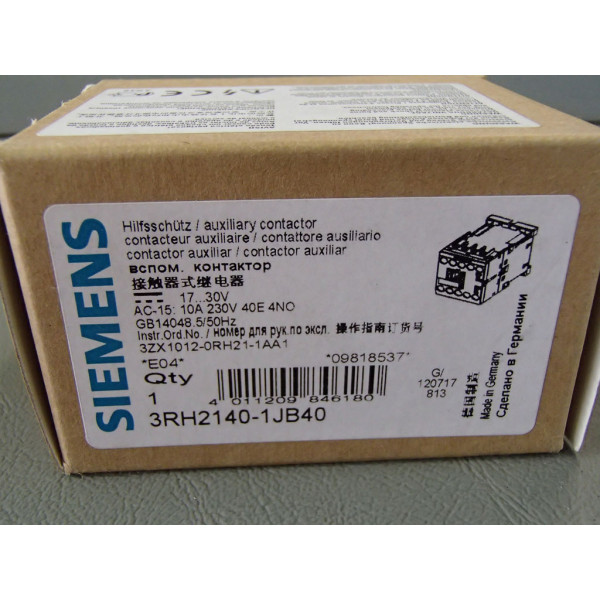 SIEMENS 3RH2140-1JB40