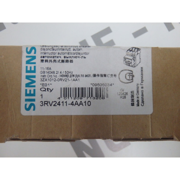 SIEMENS 3RV2411-4AA10