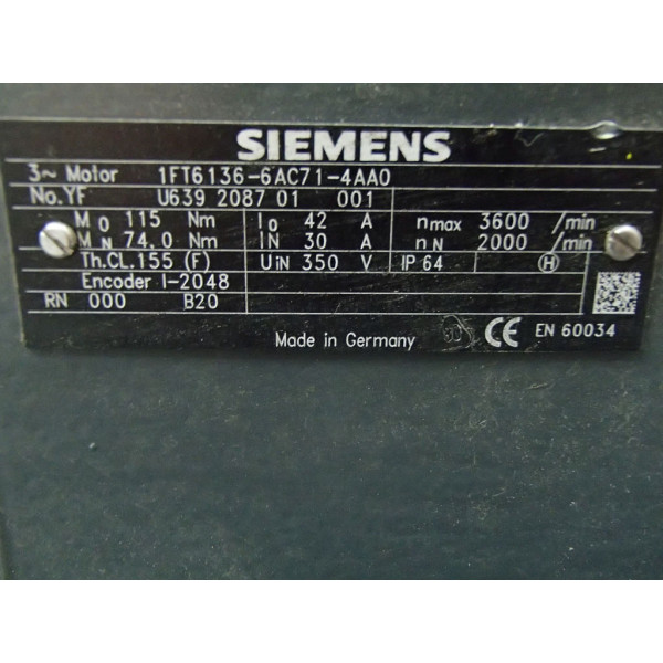 SIEMENS 1FT6136-6AC71-4AA0