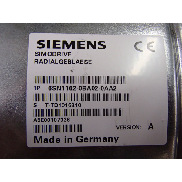 SIEMENS 6SN1162-0BA02-0AA2