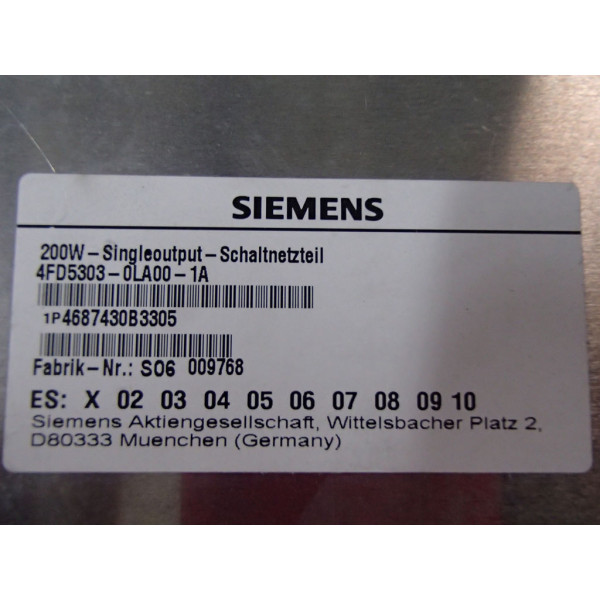 SIEMENS 4FD5303-0LA00-1A