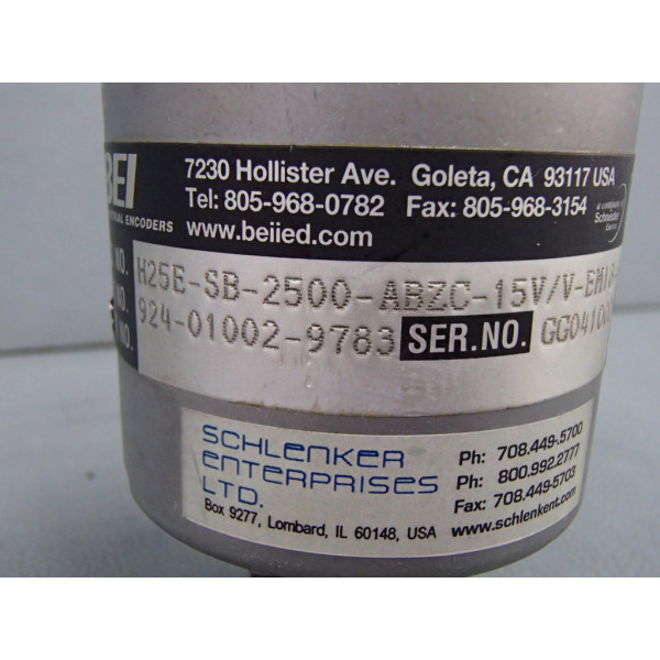 BEI H25E-SB-2500-ABZC-15/VEM18SPN