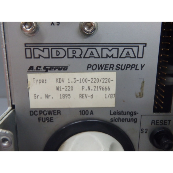 INDRAMAT KDV1.3-100-220/220-W1-220