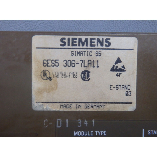 SIEMENS 6ES5306-7LA11