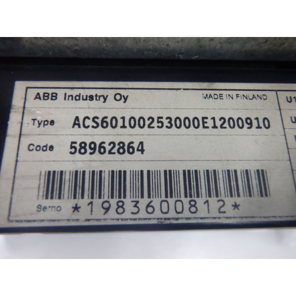 ABB ACS60100253000E1200910