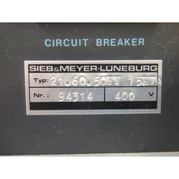 SIEB & MEYER 21.60.50FY