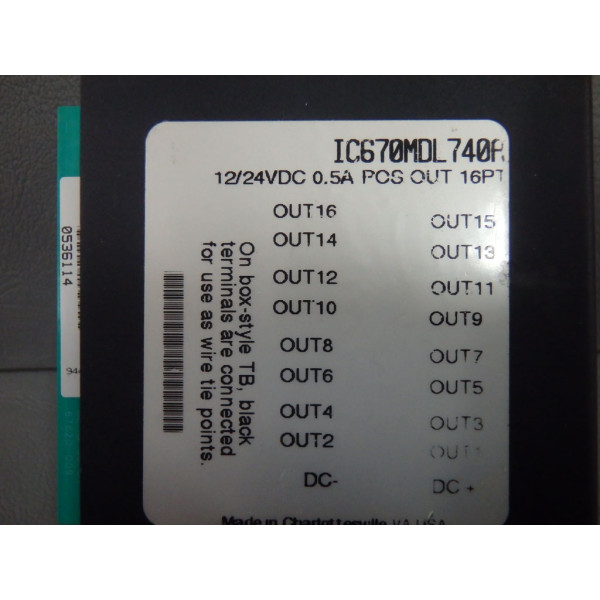 GE FANUC IC670MDL740