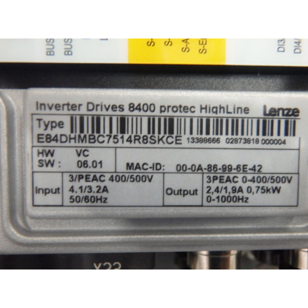 LENZE E84DHMBC7514R8SKCE