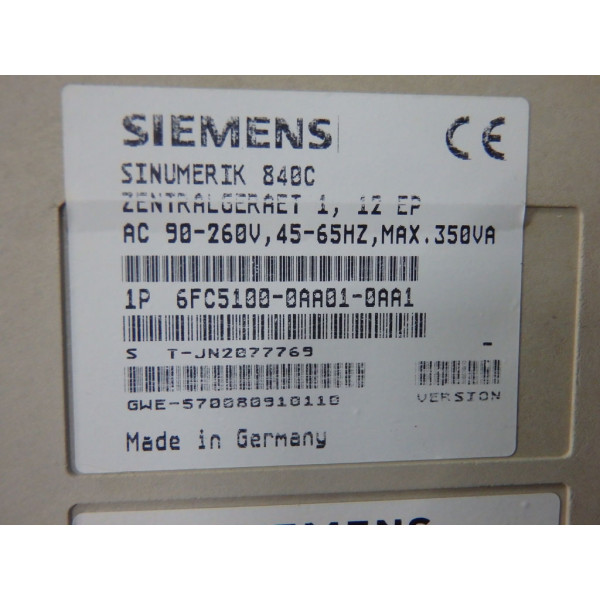 SIEMENS 6FC5100-0AA01-0AA1