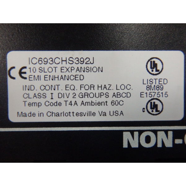 GE FANUC IC693CHS392