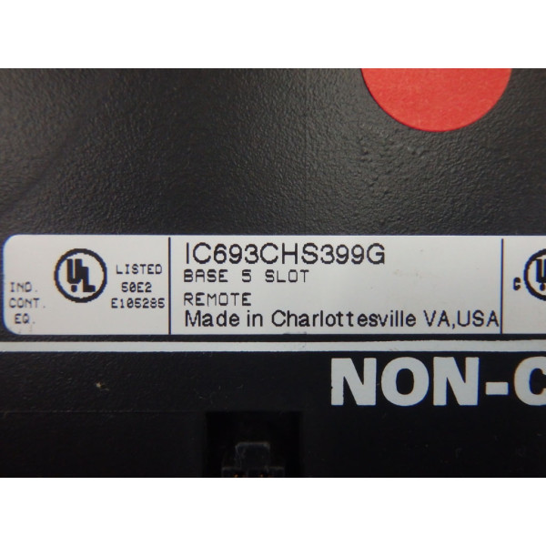 GE FANUC IC693CHS399