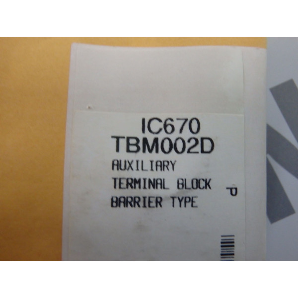 GE FANUC IC670TBM002