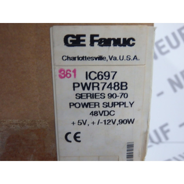 GE FANUC IC697PWR748