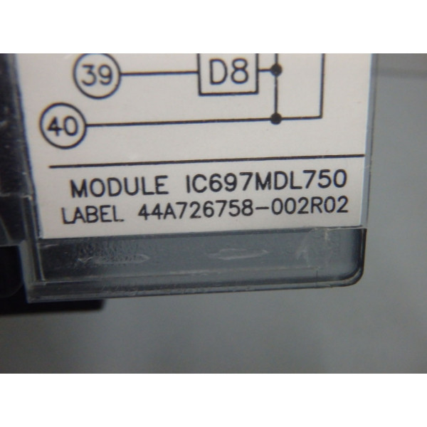 GE FANUC IC697MDL750