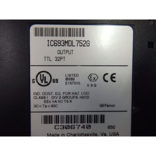 GE FANUC IC693MDL752