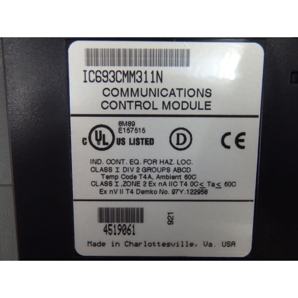 GE FANUC IC693CMM311N