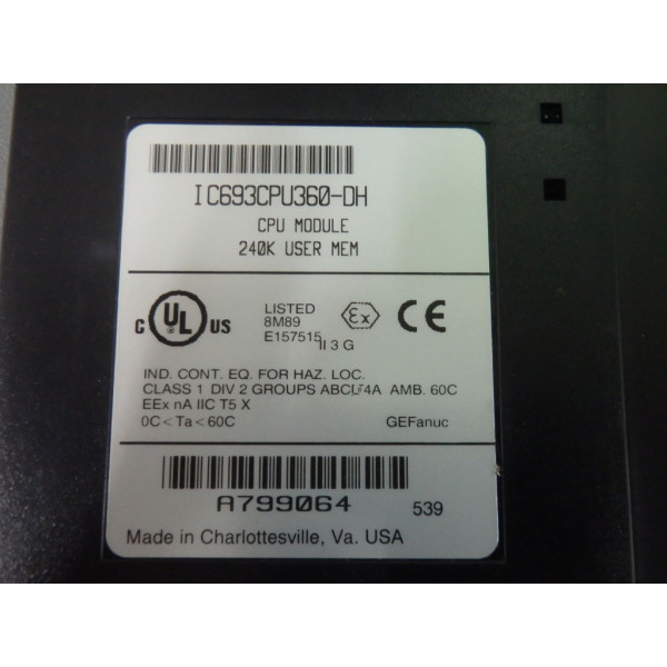 GE FANUC IC693CPU360-CF