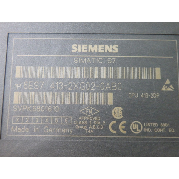 SIEMENS 6ES7413-2XG02-0AB0