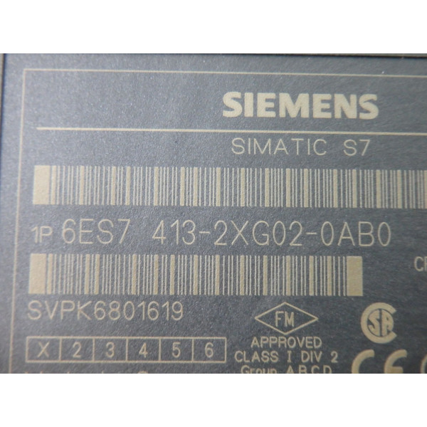 SIEMENS 6ES7413-2XG02-0AB0