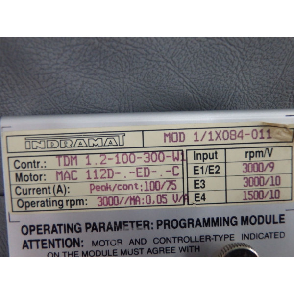 INDRAMAT MOD1/1X084-011