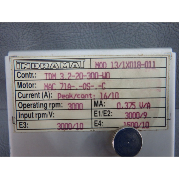 INDRAMAT MOD13/1X018-011