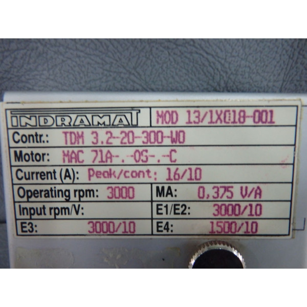 INDRAMAT MOD13/1X018-001