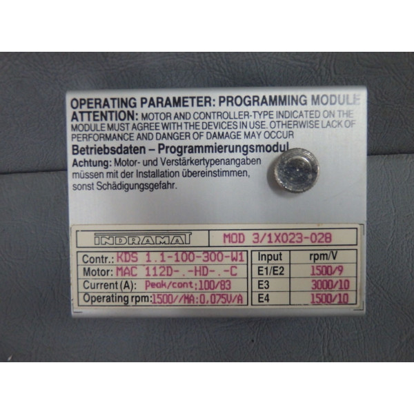 INDRAMAT MOD3/1X023-028