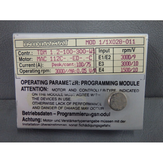 INDRAMAT MOD1/1X028-011