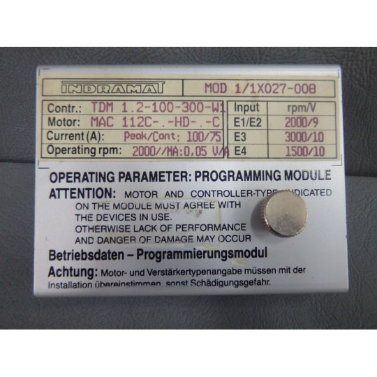 INDRAMAT MOD1/1X027-008