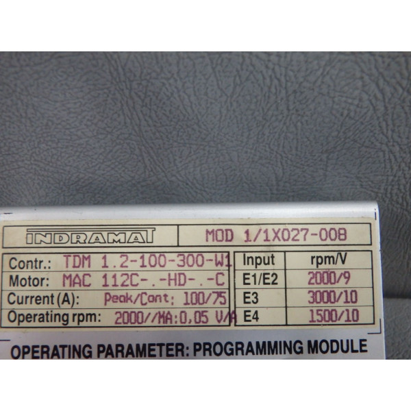 INDRAMAT MOD1/1X027-008