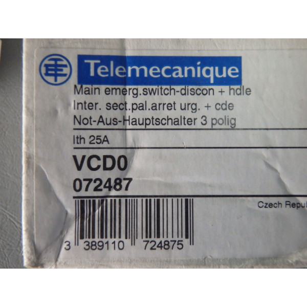 TÉLÉMÉCANIQUE  072487