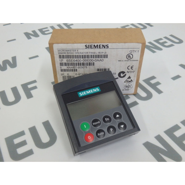 SIEMENS  6SE6400-0BE00-0AA0