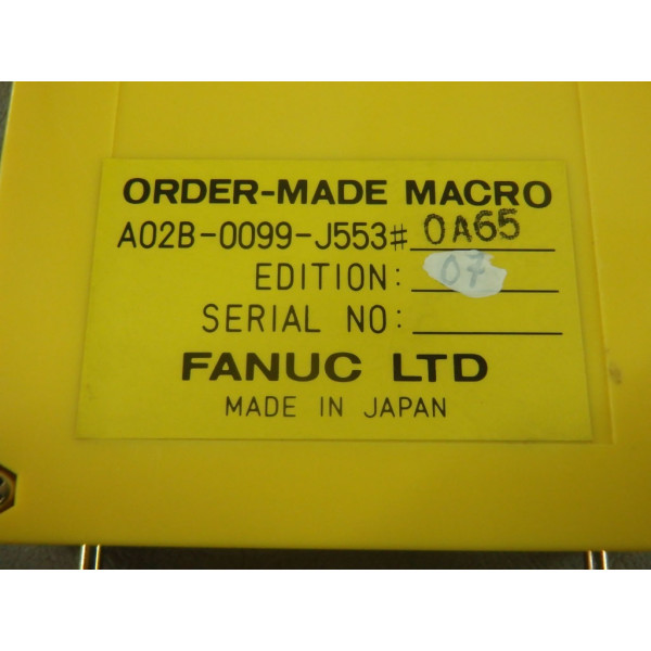 FANUC A02B-0099-J553-OA65