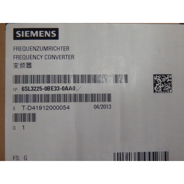 SIEMENS 6SL3225-0BE33-0AA0