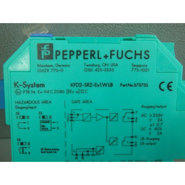 PEPPERL+FUCHS KFD2-SR2-EX1WLB