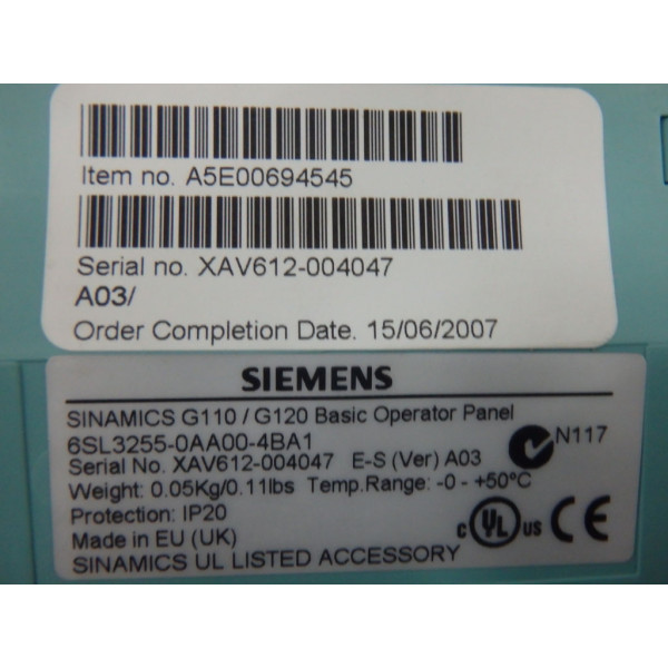 SIEMENS A5E00694545