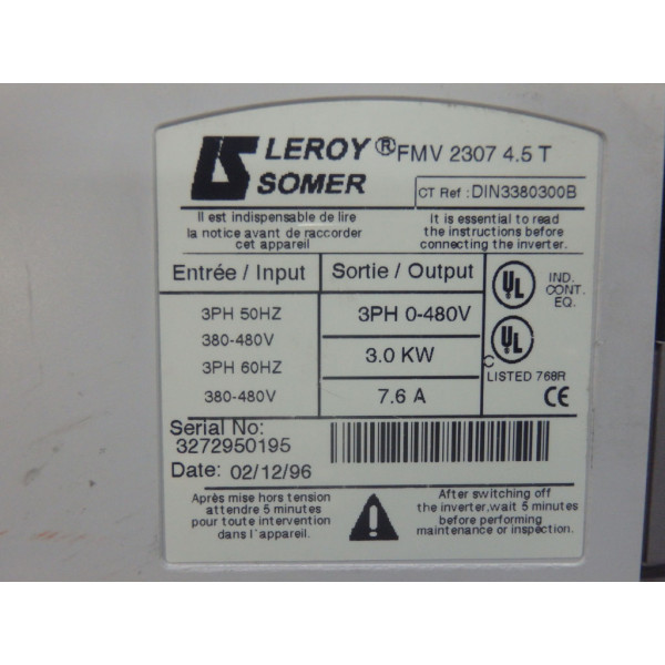 LEROY SOMER  FMV23074.5T