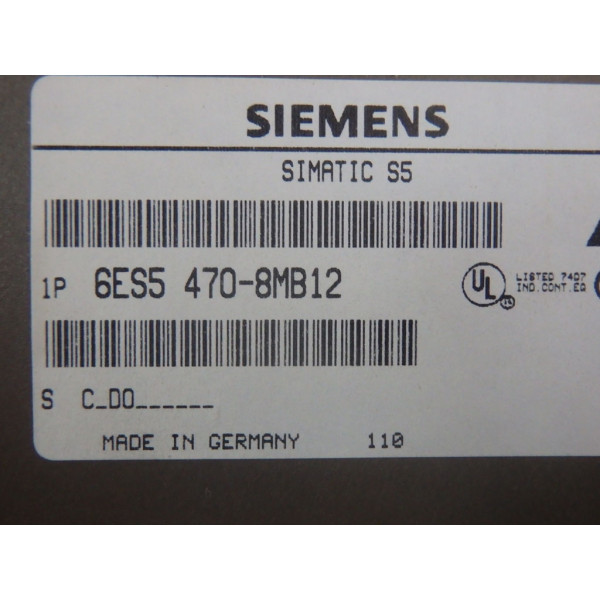 SIEMENS 6ES5470-8MB12