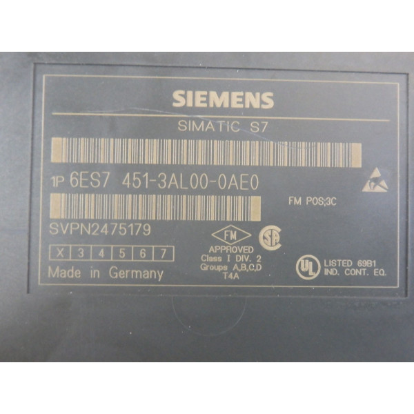 SIEMENS 6ES7451-3AL00-0AE0