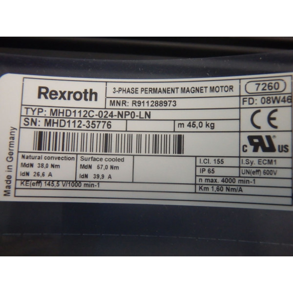 REXROTH MHD112C-024-NPO-LN