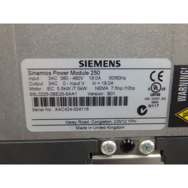 SIEMENS 6SL3225-0BE25-5AA1