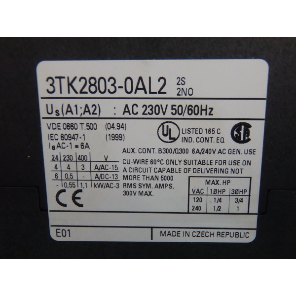 SIEMENS 3TK2803-0AL2