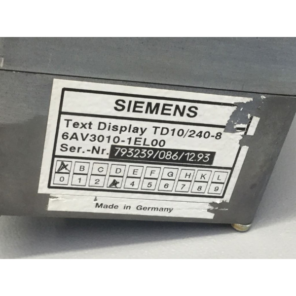 SIEMENS 6AV3010-1EL00